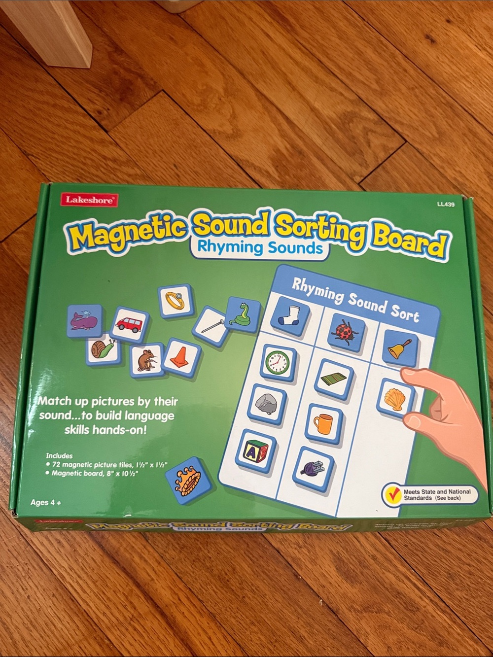 Magnetic Sound Sorting Board - Rhyming Sounds, Lakeshore